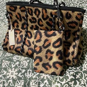 Simply Southern Leopard Neoprene Tote